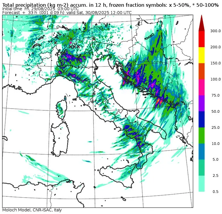 allerta meteo sabato mattina