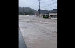 alluviona maltempo giappone