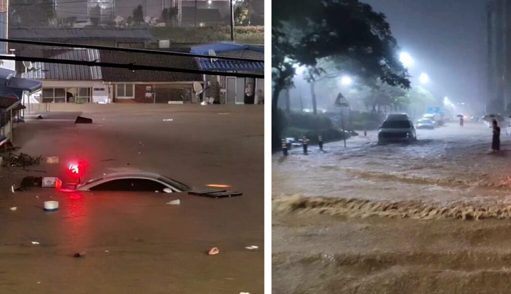 alluvione corea sud