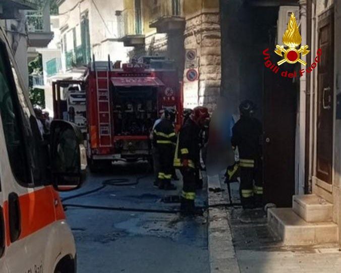 bari esplosione corato