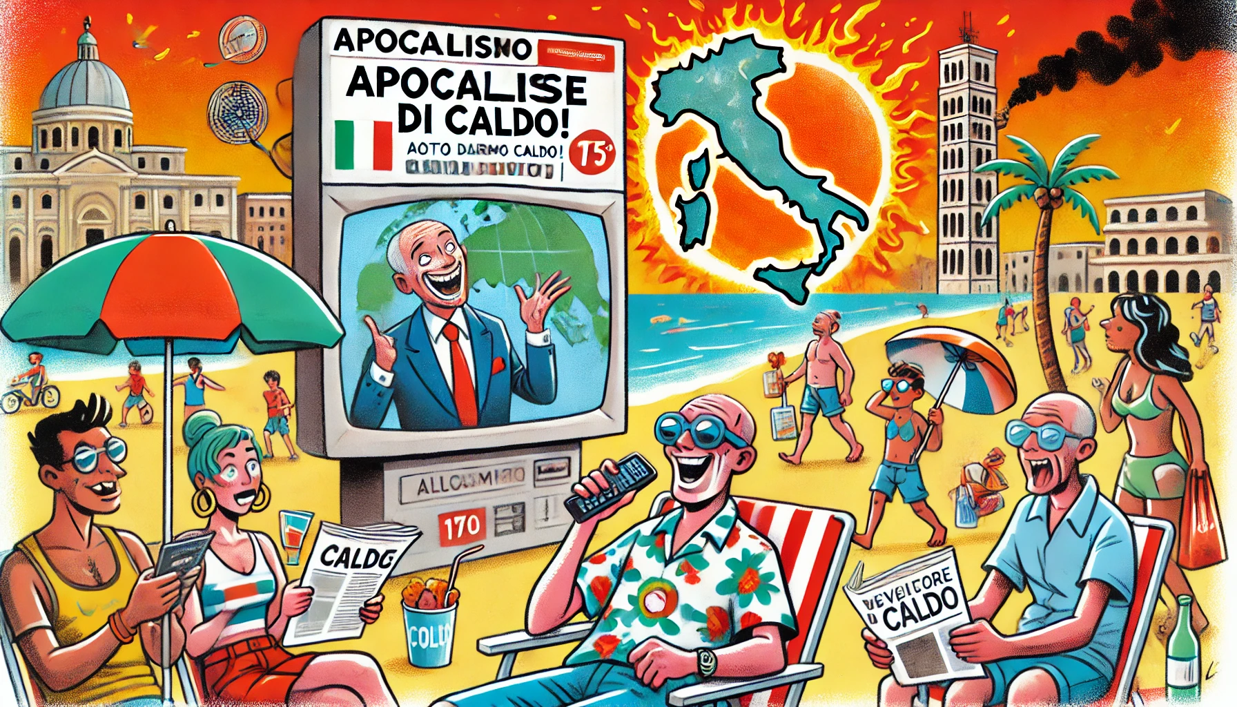 “Questo caldo non è normale”, catastrofisti ridicolizzati sui social: “dite balle, siamo a Ferragosto, è l’estate di sempre”