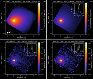 cometa 3I ATLAS telescopio webb