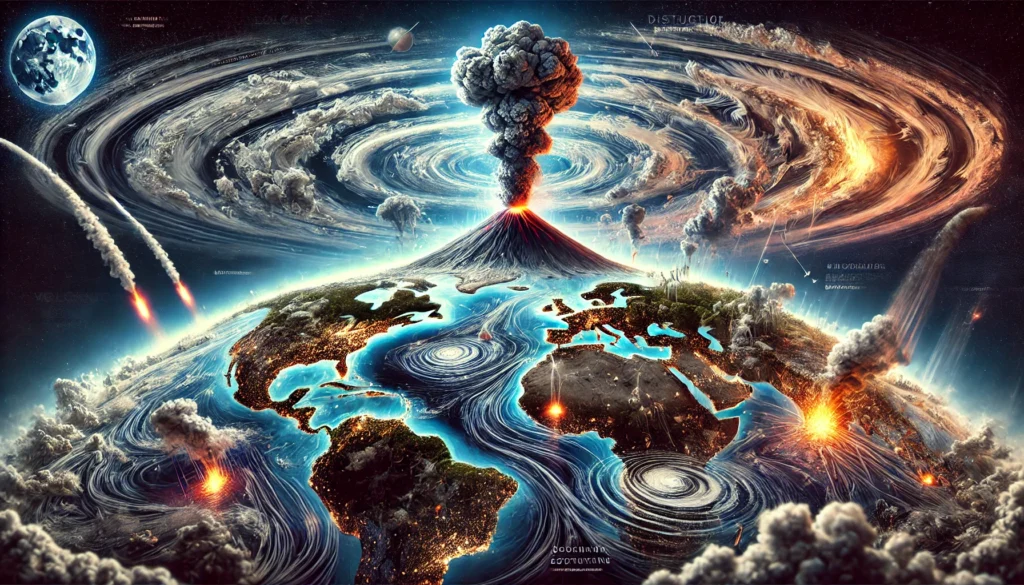 eruzioni vulcaniche clima inondazioni