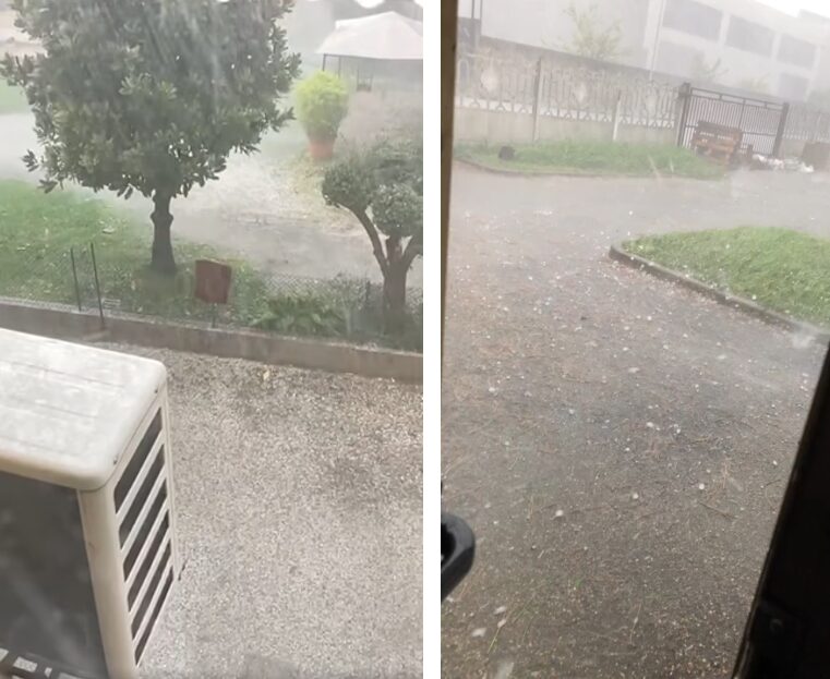 grandine maltempo veneto padova