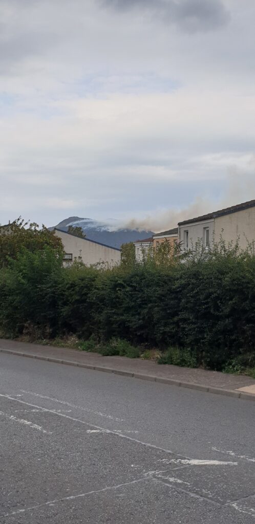 incendio Arthur seat scozia