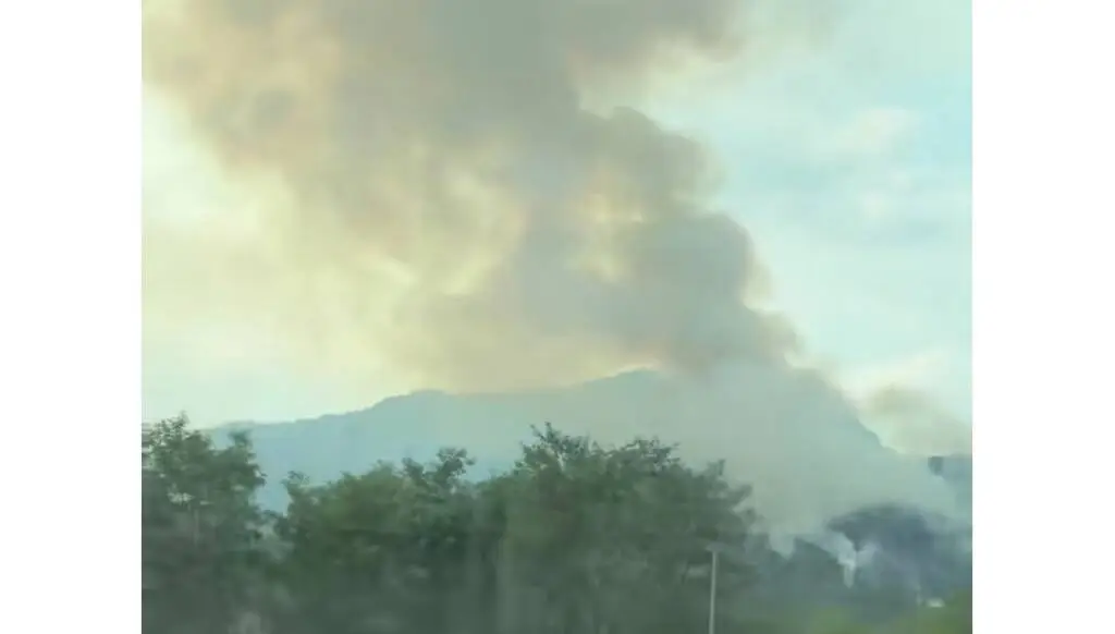 incendio Mombracco piemonte
