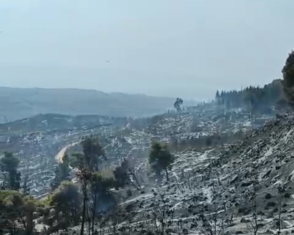 incendio Monte Sara sicilia