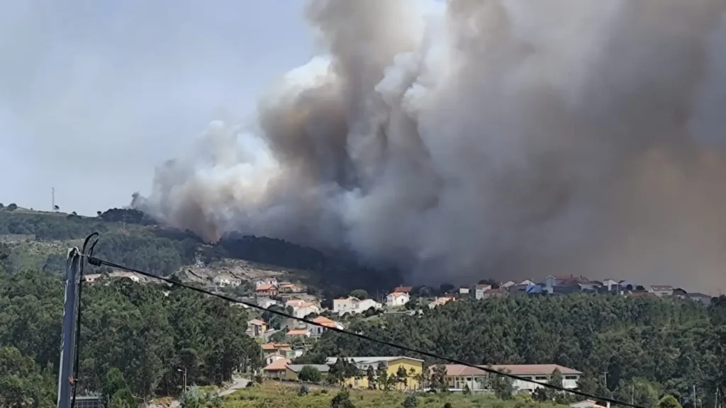 incendio Ponteceso spagna