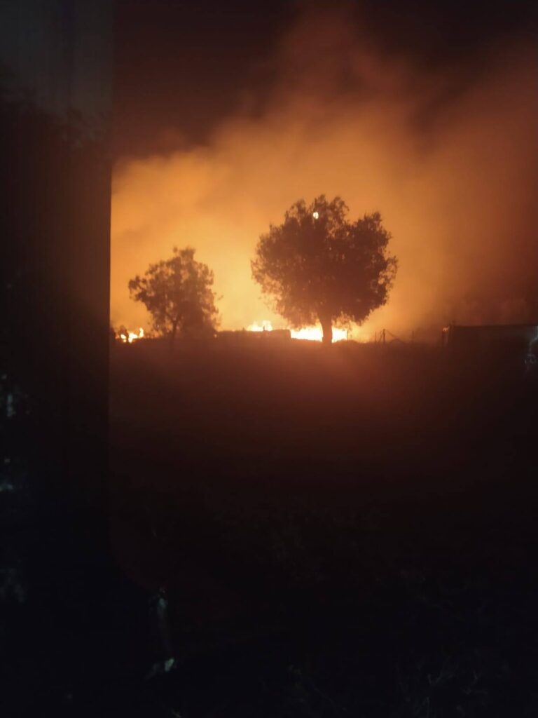 incendio Sant'Elia Fiumerapido lazio