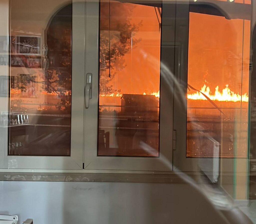 incendio Sant'Elia Fiumerapido lazio
