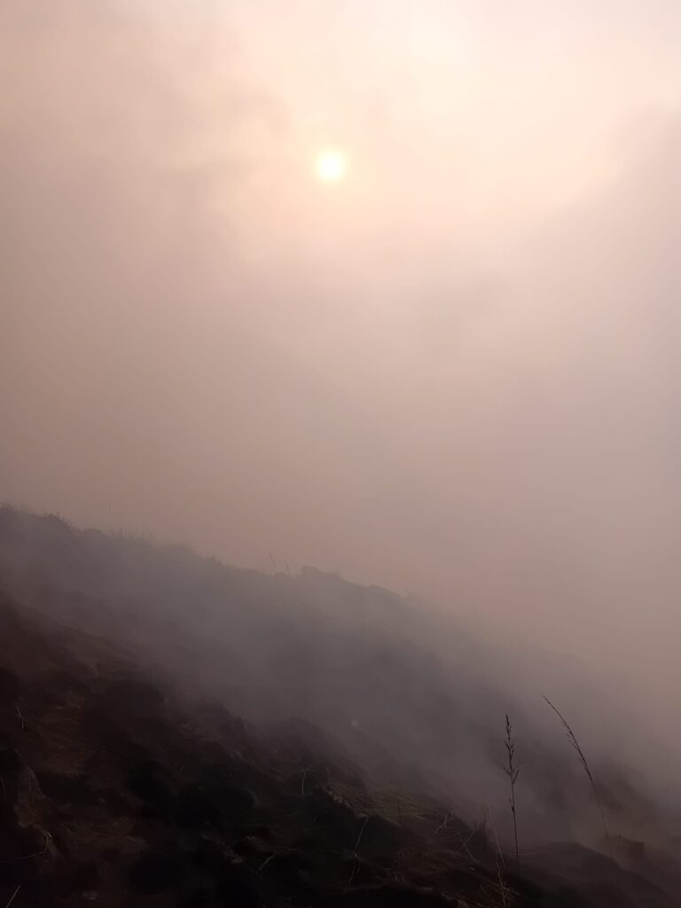 incendio alpe noveis piemonte