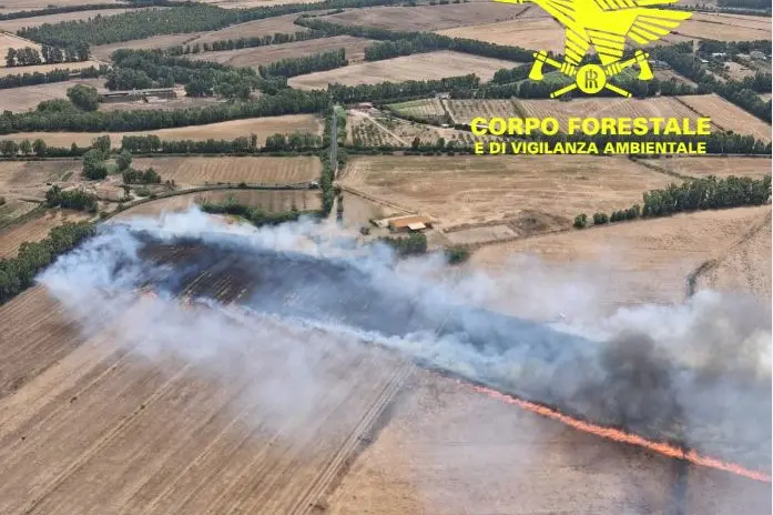 incendio carbonia sardegna