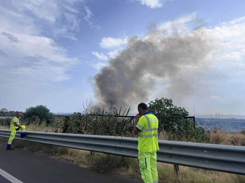 incendio oasi saline ioniche