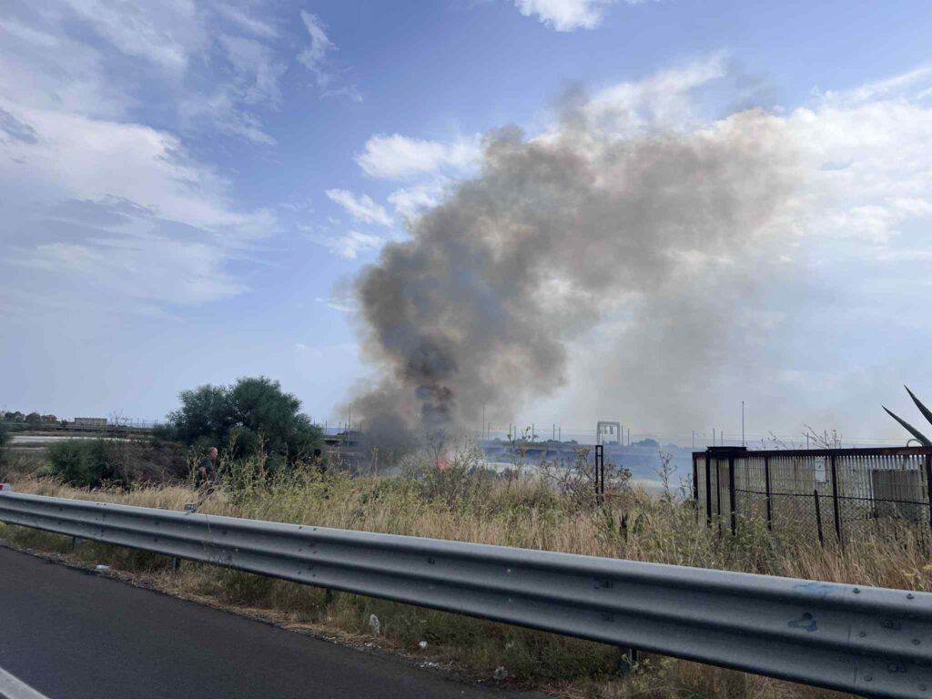 incendio oasi saline ioniche