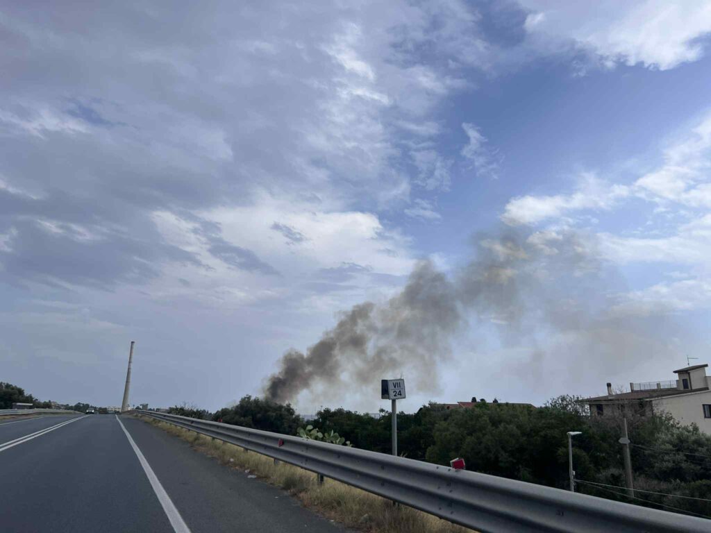 incendio oasi saline ioniche