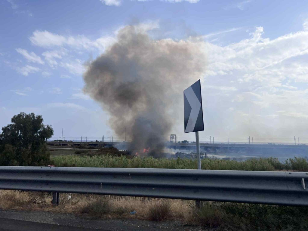 incendio oasi saline ioniche