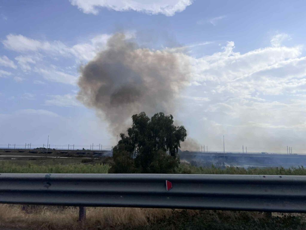 incendio oasi saline ioniche