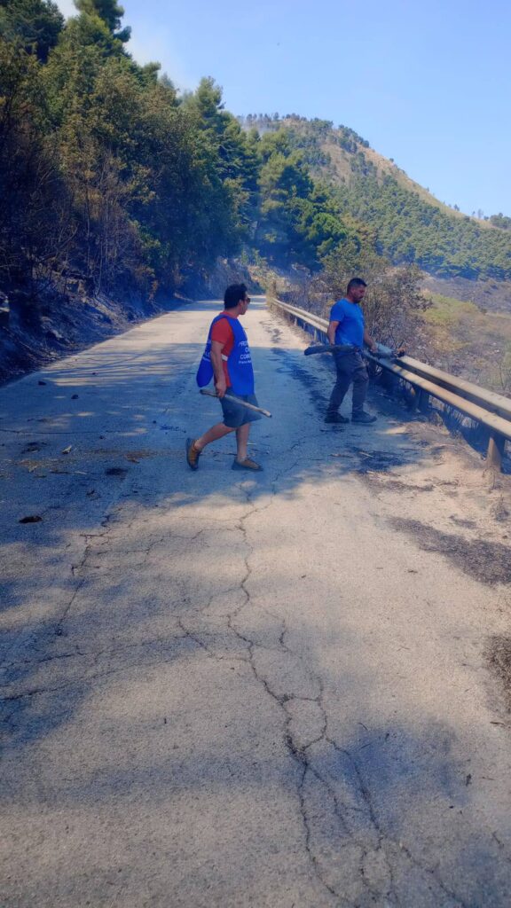 incendio piana degli albanesi sicilia