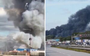 incendio porto amburgo