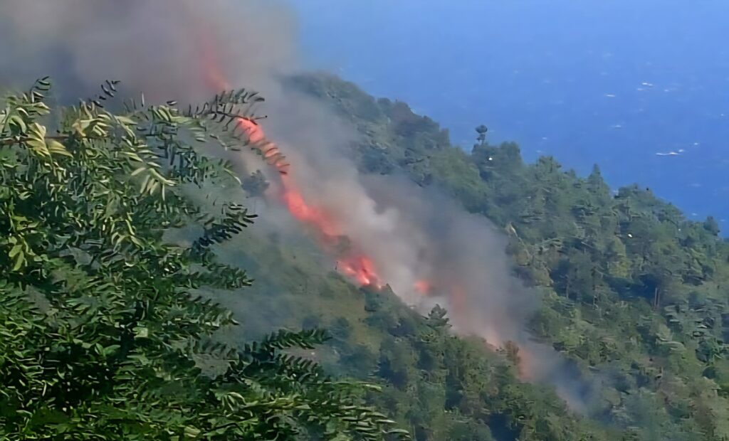 incendio sanremo liguria