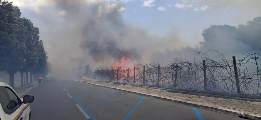 incendio saxa rubra roma