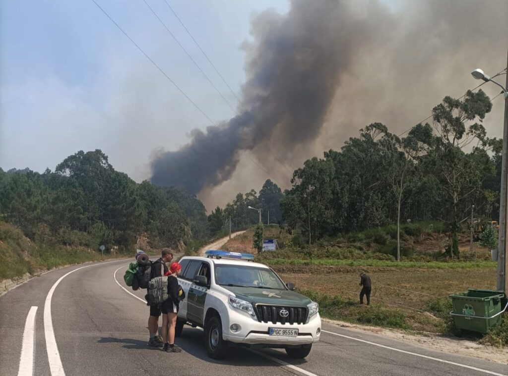 incendio spagna galizia