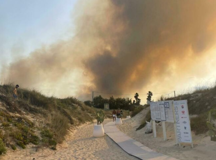 incendio torre chianca puglia