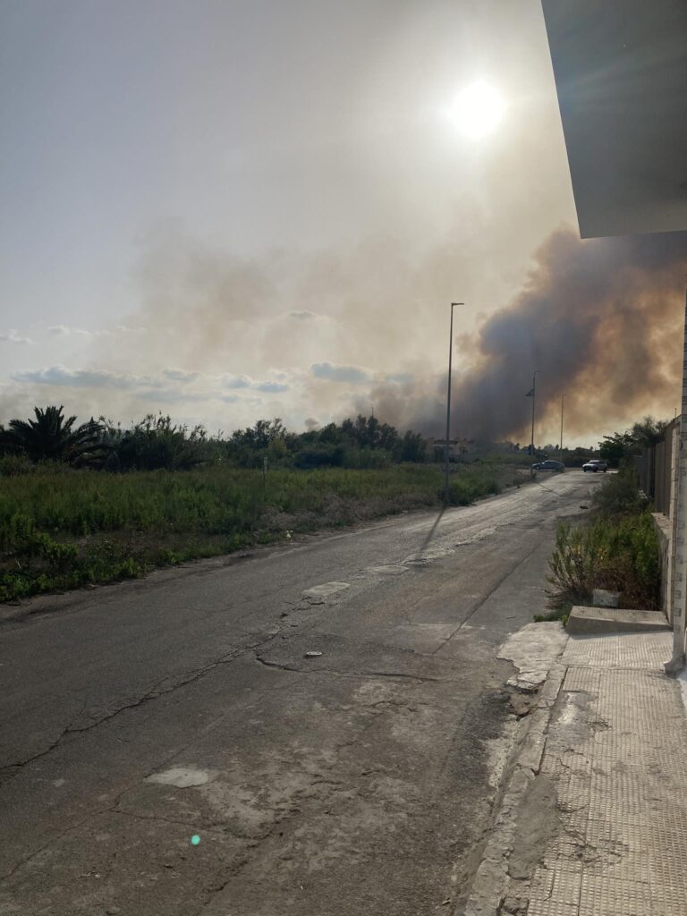incendio torre chianca puglia