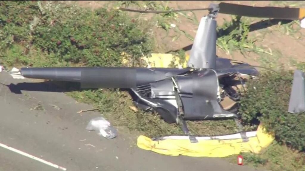 incidente elicottero isola wight inghilterra