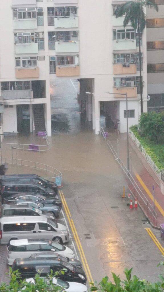 inondazioni hong kong