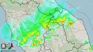 linea temporalesca maltempo oggi centro italia
