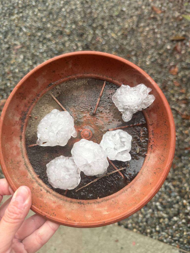 maltempo grandine ivrea piemonte
