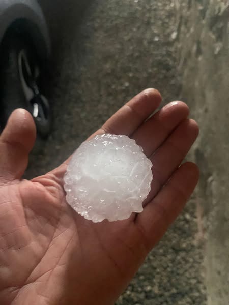 maltempo grandine ivrea piemonte