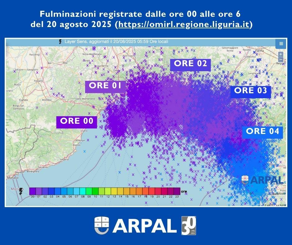 maltempo liguria notte