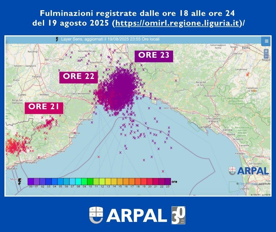 maltempo liguria notte