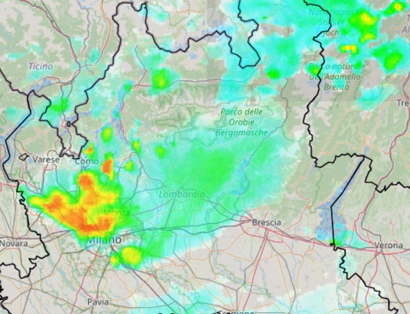 maltempo milano lombardia