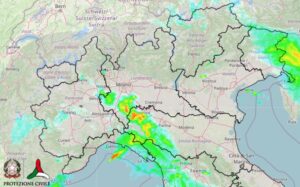 maltempo nord italia oggi, primi temporali