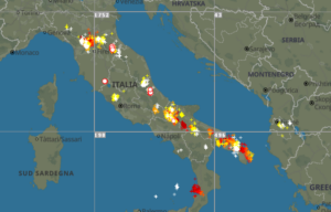 maltempo temporali oggi