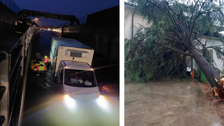 Il Ciclone Lukas flagella il Veneto, “situazione critica”: allagamenti e blackout tra Venezia e Padova, oltre 160 mm a Mira | FOTO