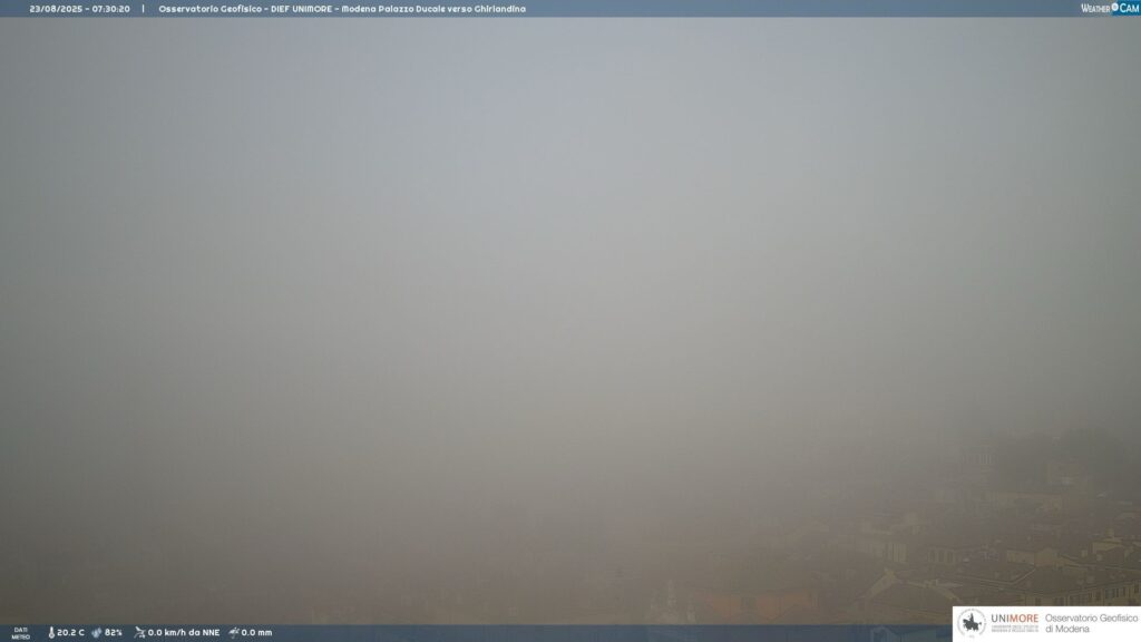 nebbia emilia romagna