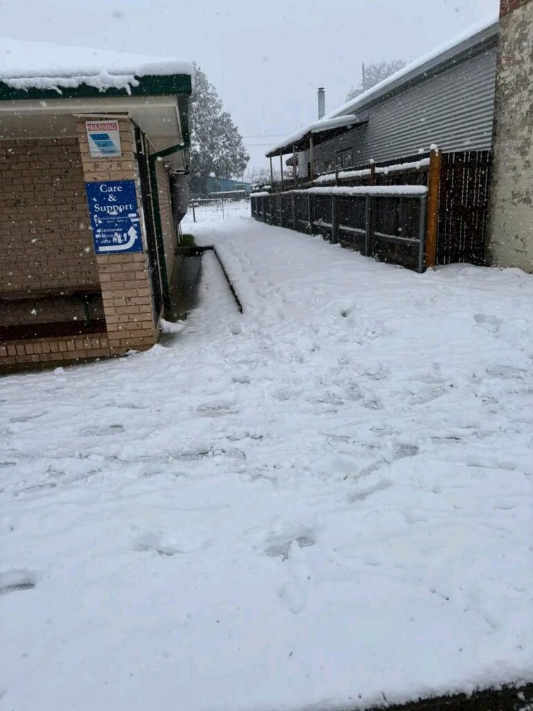 neve maltempo australia