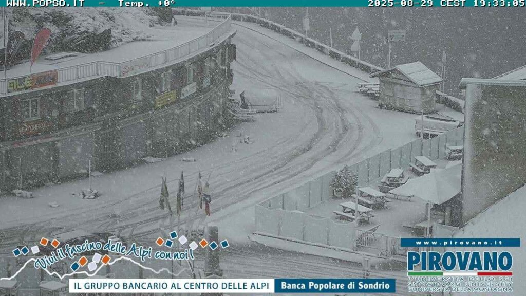 neve stelvio 29 agosto 2025