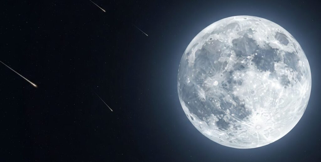 perseidi luna piena stelle cadenti