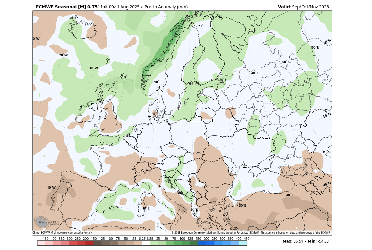 previsioni meteo autunno 2025 