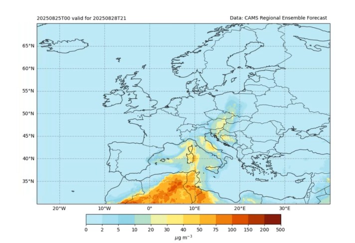 Meteo, con l’uragano Erin arriva anche la sabbia dal Sahara in Europa: coinvolta anche l’Italia | VIDEO