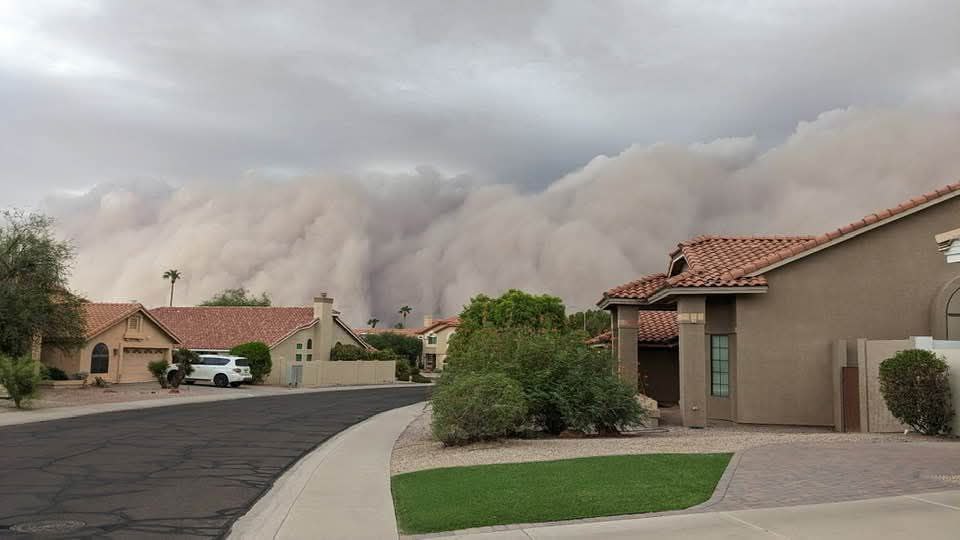 tempesta sabbia arizona usa