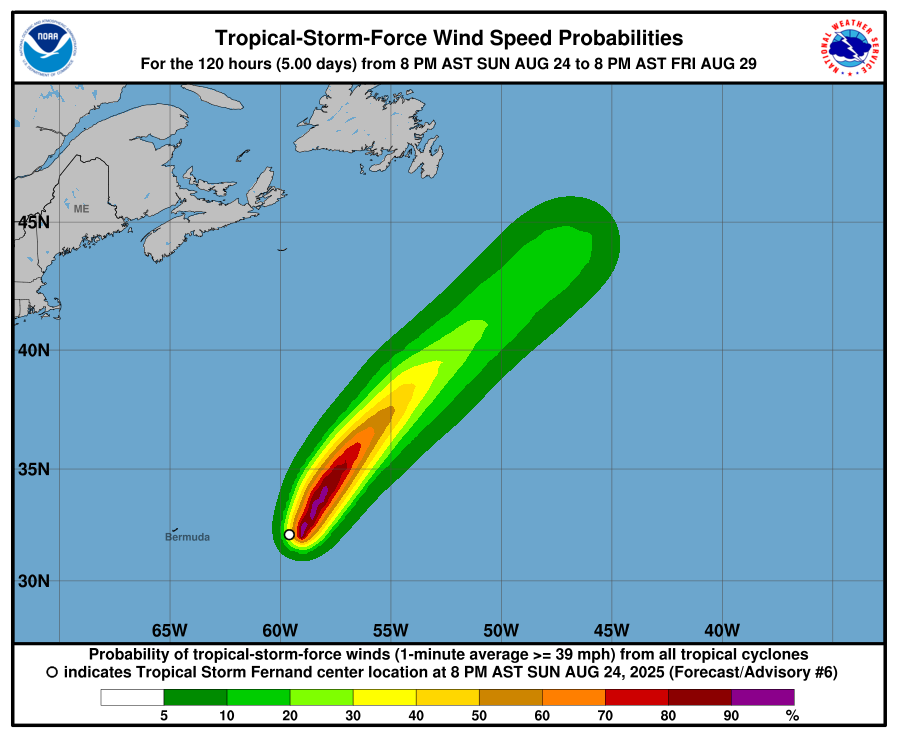 tempesta tropicale Fernand