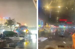tempesta vento cina nanning