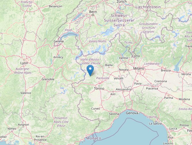 terremoto ala di stura torino piemonte