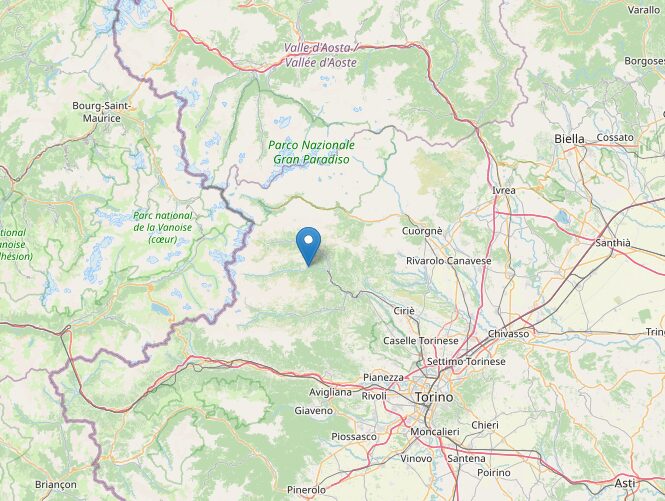terremoto ala di stura torino piemonte